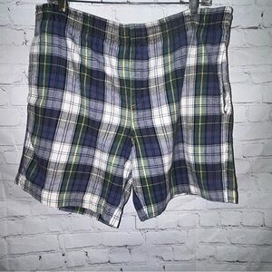 Vintage Guess made in USA plaid flannel shorts‎ size XL